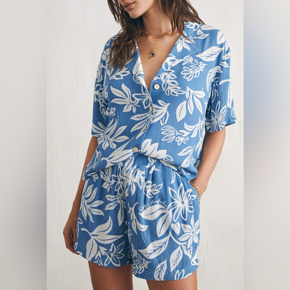 Faherty x Surfrider Foundation Cabana Shorts